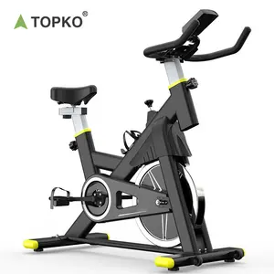 TOPKO हॉट सेलिंग इंडोर/कमर्शियल स्पिनिंग बाइक स्टील घरेलू अल्ट्रा शांत फिटनेस उपकरण स्पोर्ट्स व्यायाम बाइक