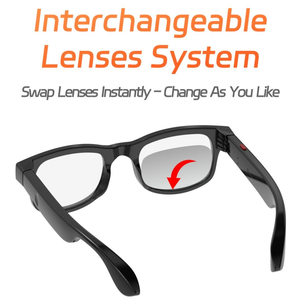 Gafas Inteligentes Deportivas AIMB-V3, Manos Libres, Música, Protección UV, Control Táctil, Llamadas Bluetooth, Recargables Magnéticas - Product Image 2