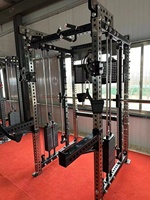 SK Home Gym Machine d'entraînement complète équipement de gymnastique multifonction Smith Machine appareil de Fitness musculation acier