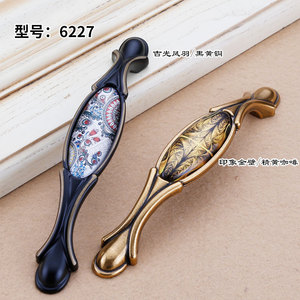 Classic European Style Oval Cabinet Handle 6227 Zinc Alloy Durable Furniture Hardware Drawer Pull - Product Image 1