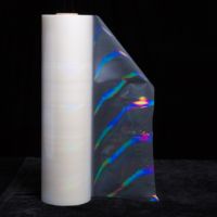 Film laminé thermique laser Film de stratification thermique holographique transparent arc-en-ciel sans soudure