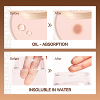 Poudre compacte matifiante Cos Skin Oil Control, effet flou doux, longue tenue, poudre pressée fixatrice