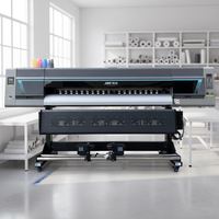 Neuer Jade 1,8m Sublimationsdrucker mit Touchscreen, 4 Druckköpfen, Multifunktional für Polyestergewebe, 1200dpi