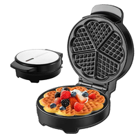 Mini machine à friandises compacte 3 en 1 pour beignets gaufres et gâteaux gaufres pour fêtes gaufres et gâteaux gaufres faciles à nettoyer