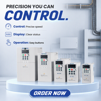 1.5kw Vfd 380v convertisseur de fréquence triphasé 380v pour moteur de compresseur de machine de découpe
