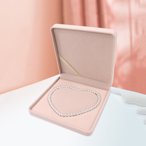 Wholesale velvet necklaces, <b>gift</b> pendants, jewelry sets, custom packaging, pearl travel velvet jewelry <b>boxes</b>, - Product Image 3