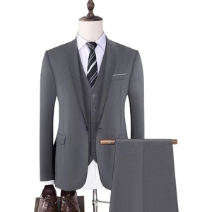 Traje de primavera y verano para hombre de estilo moderno, conjunto de tres piezas para reuniones de negocios profesionales - Product Image 2