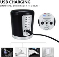 Pompe à vide électrique pour l'agrandissement du pénis avec 5 intensités de succion, pompe automatique rechargeable à haute aspiration pour l'agrandissement du pénis