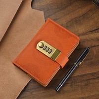 Carnet A7 de sécurité à serrure à code, épaissi et haut de gamme, le plus vendu et très populaire, idéal pour les cadeaux de rentrée scolaire