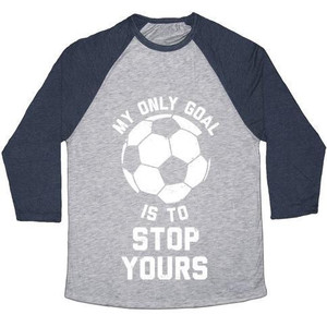 My Only Goal Is to Stop Yours Unisex Tri-Blend <b>Baseball</b> <b>Tee</b> - Product Image 2