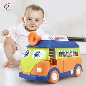 Chengji ensemble de cuisine jouets faire semblant de <span class=keywords><strong>jouer</strong></span> des jouets SImulation 2in1 déformation dessin animé <span class=keywords><strong>Bus</strong></span> Barbecue jouet barbecue électronique - Product Image 4