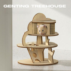 <span class=keywords><strong>Nido</strong></span> ispirato alla cabina della foresta del produttore di criceti in legno massello moderno personalizzato per piccoli animali - Product Image 5