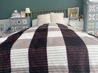 Couverture super douce de haute qualité pour l'hiver, plaid imprimé, plaid polaire conçu en flanelle
