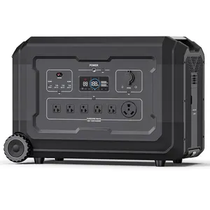 Large Capacity Portable Power Station Solar Generator 5000W 4000W