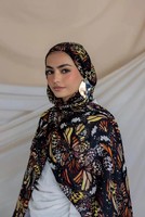 Hijab en modal imprimé pour femme musulmane, motif à pois, vente en gros, luxe, doux, viscose imprimée, modèle de hijab