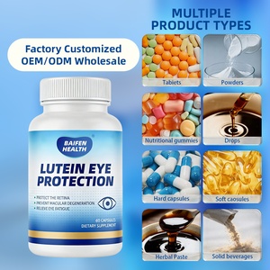 Cápsulas de Luteína para la Salud Ocular para Adultos, Sin Gluten, Suplemento Dietético para la Prevención de la <span class=keywords><strong>Degeneración</strong></span> <span class=keywords><strong>Macular</strong></span> y Alivio de la Fatiga Visual, OEM/ODM - Product Image 4