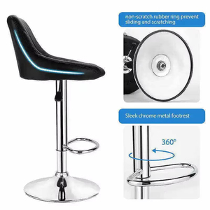 <span class=keywords><strong>Acheter</strong></span> une <span class=keywords><strong>chaise</strong></span> <span class=keywords><strong>de</strong></span> <span class=keywords><strong>bar</strong></span> confortable en cuir PU pivotante et réglable pour comptoir <span class=keywords><strong>de</strong></span> cuisine - Product Image 6