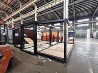 Maison conteneur préfabriquée moderne et respirante avec salle de bain, cuisine et chambres pour hôtel, usage extérieur, parc, restauration - Garantie 1 an