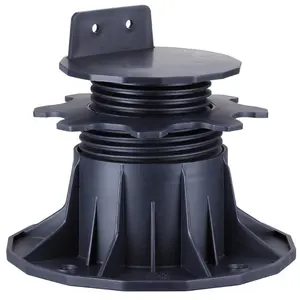 Adjustable Floor Support 2.6"-5.7" Adjustable Joist Outdoor Raised Floor Pedestal Deck Floor Support System XF-T204B 65-145 Mm