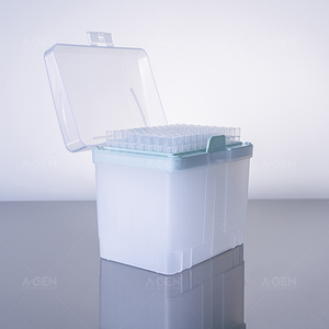Consommables de laboratoire A-GEN, embouts de pipette jetables en PP stériles transparents de 1250uL en emballage en rack, certifiés CE/Rohs pour une utilisation en poste de travail - Product Image 5