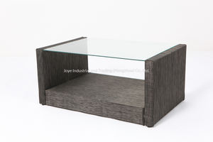 Ensemble <span class=keywords><strong>de</strong></span> canapés <span class=keywords><strong>de</strong></span> <span class=keywords><strong>jardin</strong></span> modernes et économiques Joye Leisure, structure en acier, extérieur en Teslin, cour, ensemble <span class=keywords><strong>de</strong></span> canapés <span class=keywords><strong>de</strong></span> patio 4 pièces avec coussin - Product Image 5