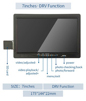 Caméra d'inspection des canalisations avec écran LCD couleur HD de 7 pouces, enregistreur DVR, accessoires pour endoscope industriel