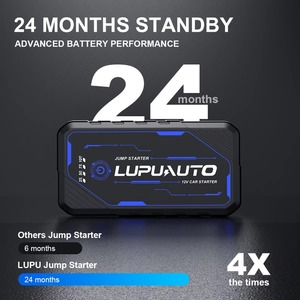 Arrancador de Coches 4000A con Compresor de Aire, Potenciador de Batería de <span class=keywords><strong>Auto</strong></span>, Banco de Energía Portátil, Dispositivo de Arranque Automático de 12V para Gasolina y Diésel - Product Image 6