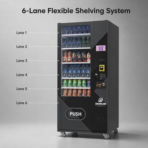 <span class=keywords><strong>Mini</strong></span> Máquina Expendedora de Bebidas para Oficina, Distribuidor Automático de Refrescos, Dispensador de Bebidas Delgado para Espacios Pequeños - Product Image 2