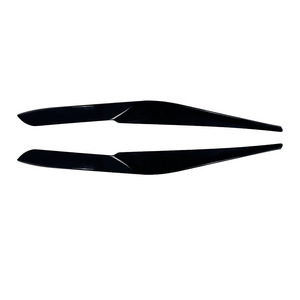 Bmw X5 X6 G05 G06 Lci 2023 Headlight Brows Car Decals Piano Black Carbon Fiber Texture Adhesive Exterior Modification - Product Image 5