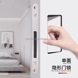 モダンなヨーロッパスタイルの合金製片側隠しドアロック（木製ドア用ハンドルノブ付き）ホテル・アパート用 - Product Image 5