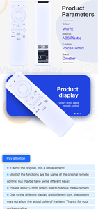 Control Remoto para <span class=keywords><strong>Proyector</strong></span> de Voz <span class=keywords><strong>Samsung</strong></span> BP59-00149A BP59-00149B BP59-00149C BP59-00149D BP59-00149J BP59-00149F - Product Image 2