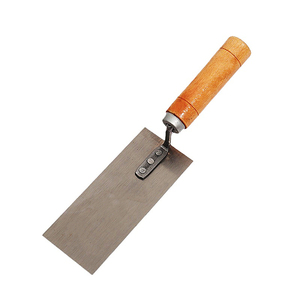 Outils <span class=keywords><strong>de</strong></span> maçonnerie <span class=keywords><strong>de</strong></span> qualité industrielle, <span class=keywords><strong>pelle</strong></span> à boue, truelle à briques à extrémité carrée étroite, truelle à briques à pointe carrée avec manche en bois - Product Image 4