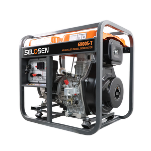เครื่องกำเนิดไฟฟ้า 5 kVA สำหรับใช้ในบ้าน กรณีฉุกเฉิน อุตสาหกรรม เครื่องกำเนิดไฟฟ้าพกพา 5kw 230V/400V - 6000S-T เครื่องกำเนิดไฟฟ้า 5 kVA 230 - Product Image 4