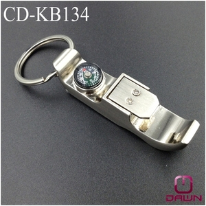 Mới nhất kim loại cá mập la bàn Keychain mở chai bền móc khóa cho nam giới - Product Image 5