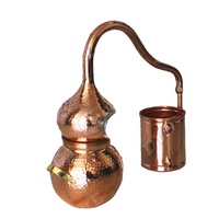 Alambic électrique en cuivre pour distillation d'alcool, 2L, 5L, 10L, 50L, pour extraits de camomille, cannelle, lavande