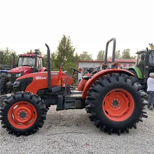 used second hand kubota m6040 deutz fahr farm dong feng lovol tractor 50hp 4wd in poland