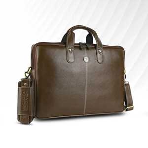 Genuine Leather <b>Laptop</b> Backpack <b>for</b> Men Office <b>Bag</b> with 14/15.6/16 Inch <b>Laptop</b>/MacBook Compatibility - Product Image 2