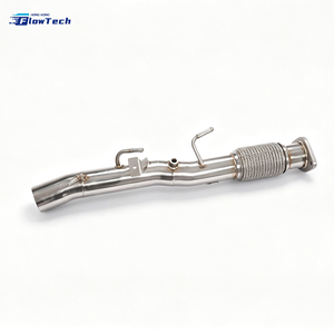 Tubería Frontal de Alto Flujo con Eliminación de OPF para Mercedes A35 CLA35 GLA35 W177 C118 M260 2.0T Turbo, Acero T304 con OPF - Product Image 1