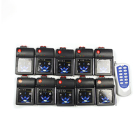 Système de tir de feux d'artifice professionnel à télécommande sans fil 10 canaux longue portée pour mariages, fêtes en intérieur et Noël