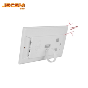   Cadre <span class=keywords><strong>photo</strong></span> numérique électronique mural LCD couleur blanc populaire de 10 pouces pour la décoration de la maison - Product Image 4