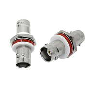 Connecteur d'alimentation BNC femelle à femelle à montage sur panneau BNC Jack à Jack isolé blanc de 50 ohms pour support de panneau de brassage