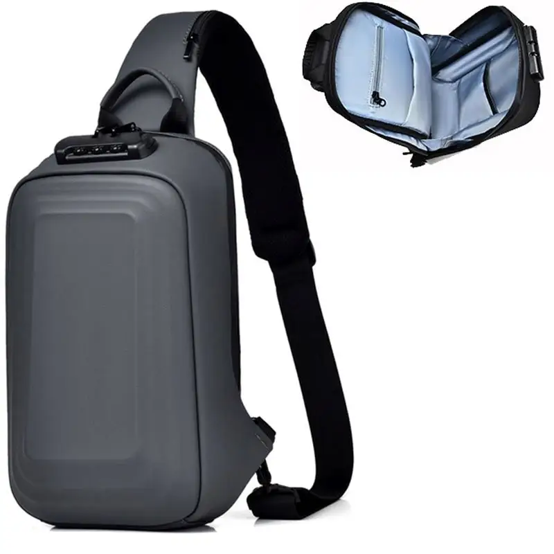 FREE SAMPLE Men's multi-functional shoulder bag waterproof travel bag outdoor leisure messenger bag for men and women