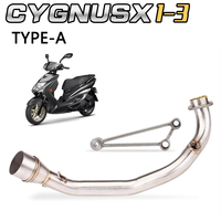 Tuyau de raccordement avant modifié pour échappement de moto, compatible silencieux 51mm pour YAMAHA Cygnus 1/2/3 Bws Zuma 125