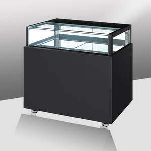 Vitrina Refrigerada de Vidrio de Una Sola Capa con Ángulo Recto y Enfriamiento por Aire, con LED y Desempañador, para Supermercados, Congelador/Refrigerador, Exhibidor de Pasteles - Product Image 3