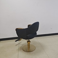 Fauteuil de Barbier Ergonomique Moderne en Acier et Similicuir avec Relevage Hydraulique et Rotation à 360 Degrés pour Salon, Hôtel et Usage Domestique – Vente en Gros