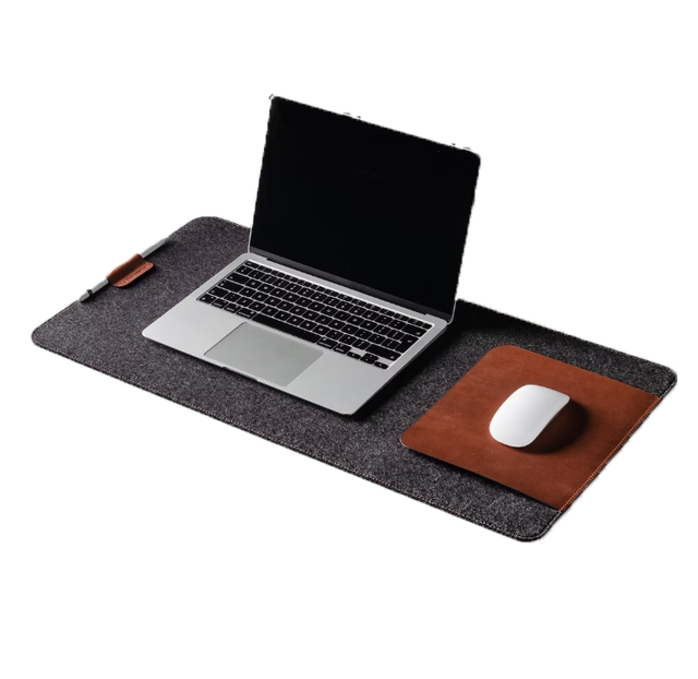 High quality  polyester felt mouse pad desk mat desk pad for desk decoration