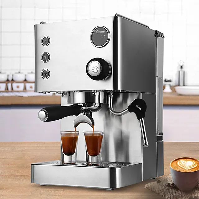 Çift kazan 15 BAR espresso kahve makinesi sıcaklık ev kullanımı için CRM3007G