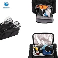 Sac de raquette de tennis en nylon révolutionnaire de vente chaude sac de sport étanche avec accessoires pour les joueurs exigeants