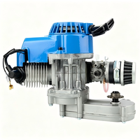 Moteur à essence 49cc 2 temps avec boîte de vitesses, démarrage par lanceur, refroidissement par air, monocylindre, mini moto tout-terrain, pit bike, pocket bike, ATV