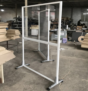 <span class=keywords><strong>Cloison</strong></span> mobile en acrylique transparent en gros, <span class=keywords><strong>cloison</strong></span> de séparation de pièce en plexiglas transparent, <span class=keywords><strong>cloison</strong></span> de bureau sur roulettes - Product Image 6